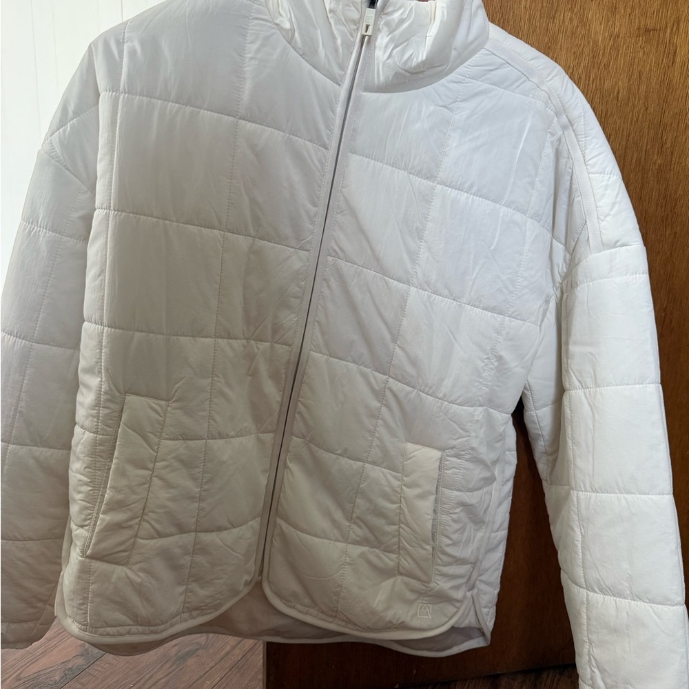 Avalanche White Quilted Puffer Jacket